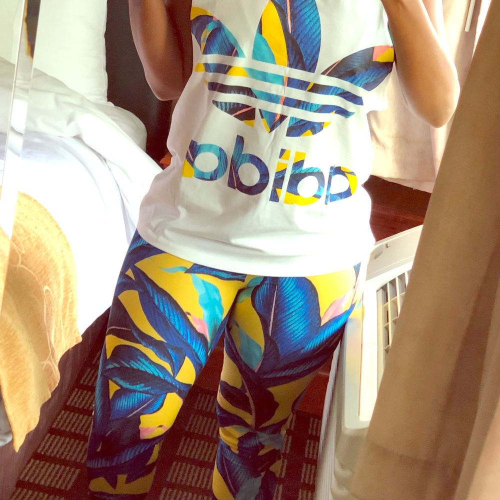 Women’s adidas floral 2 piece